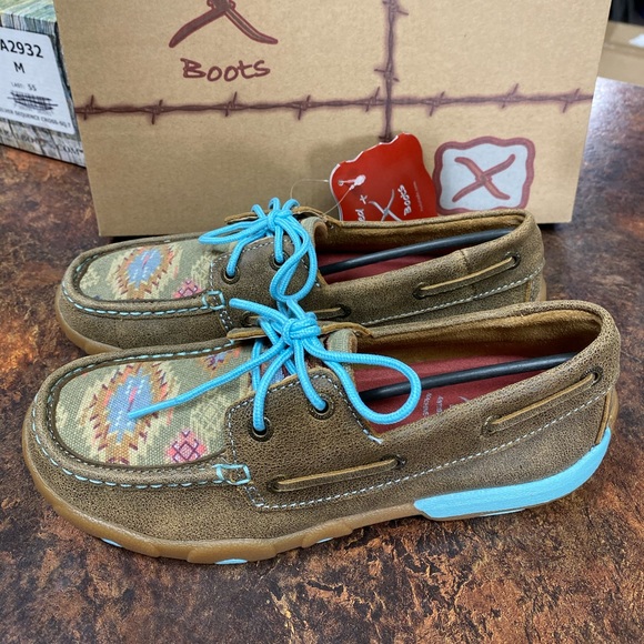 Limited Edition Twisted X Leather Driving Mocs - Picture 5 of 6